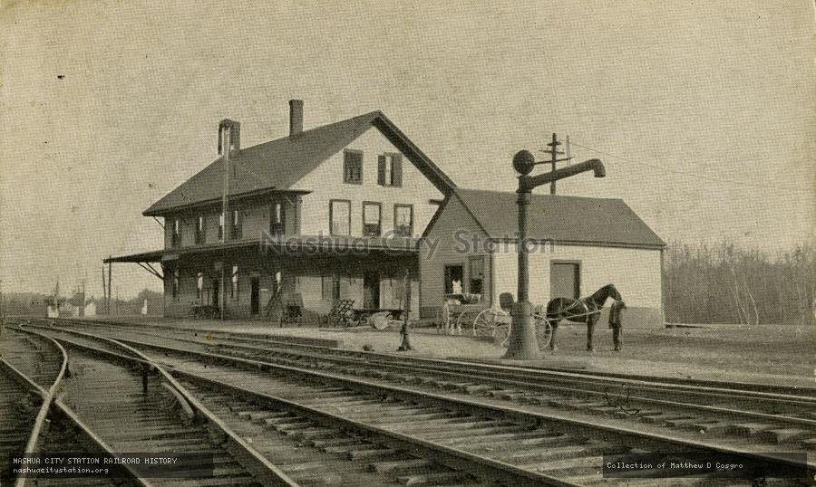 Postcard: Boston & Maine Station, South Ashburnham, Massachusetts